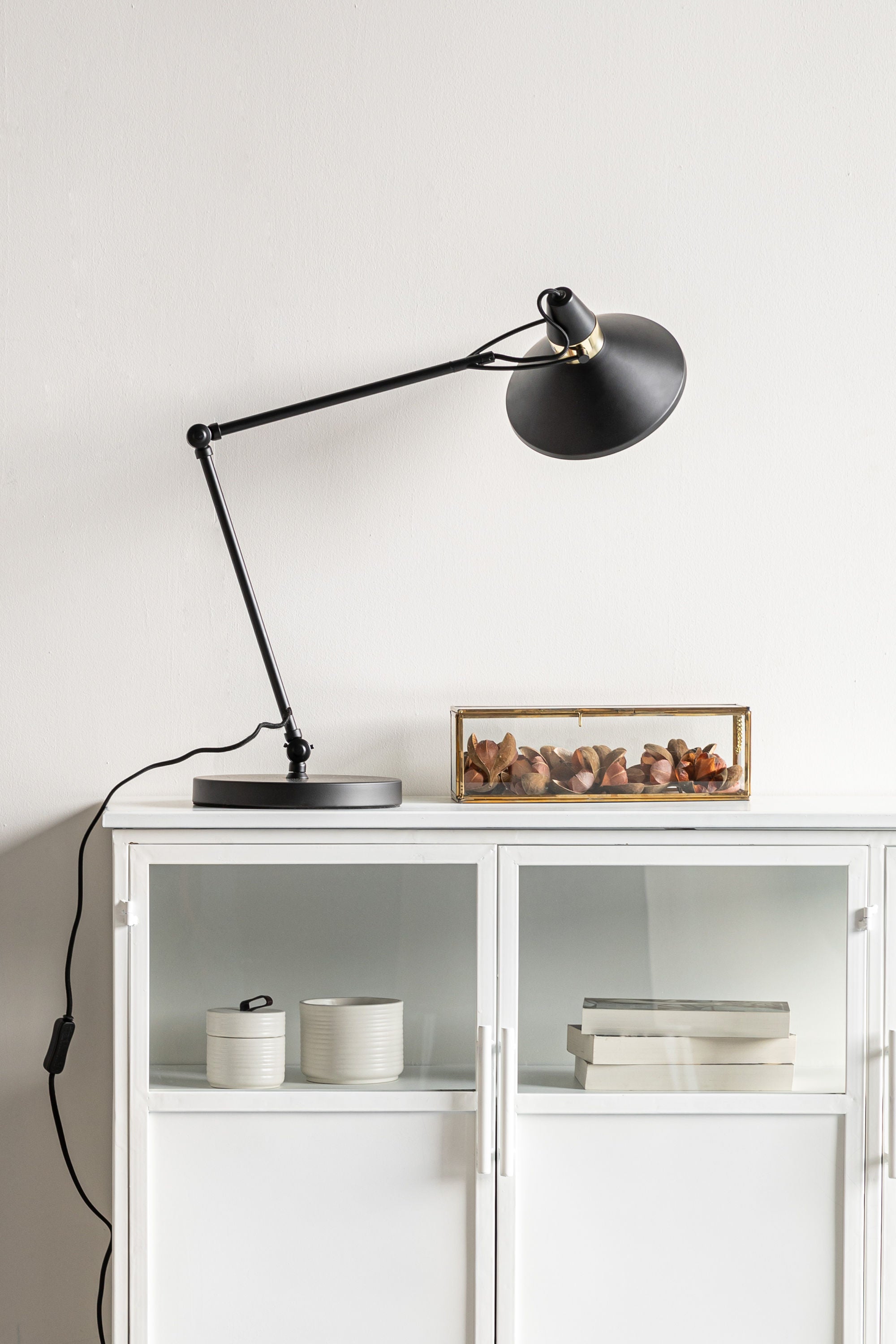 Jona Black & Gold Table Lamp